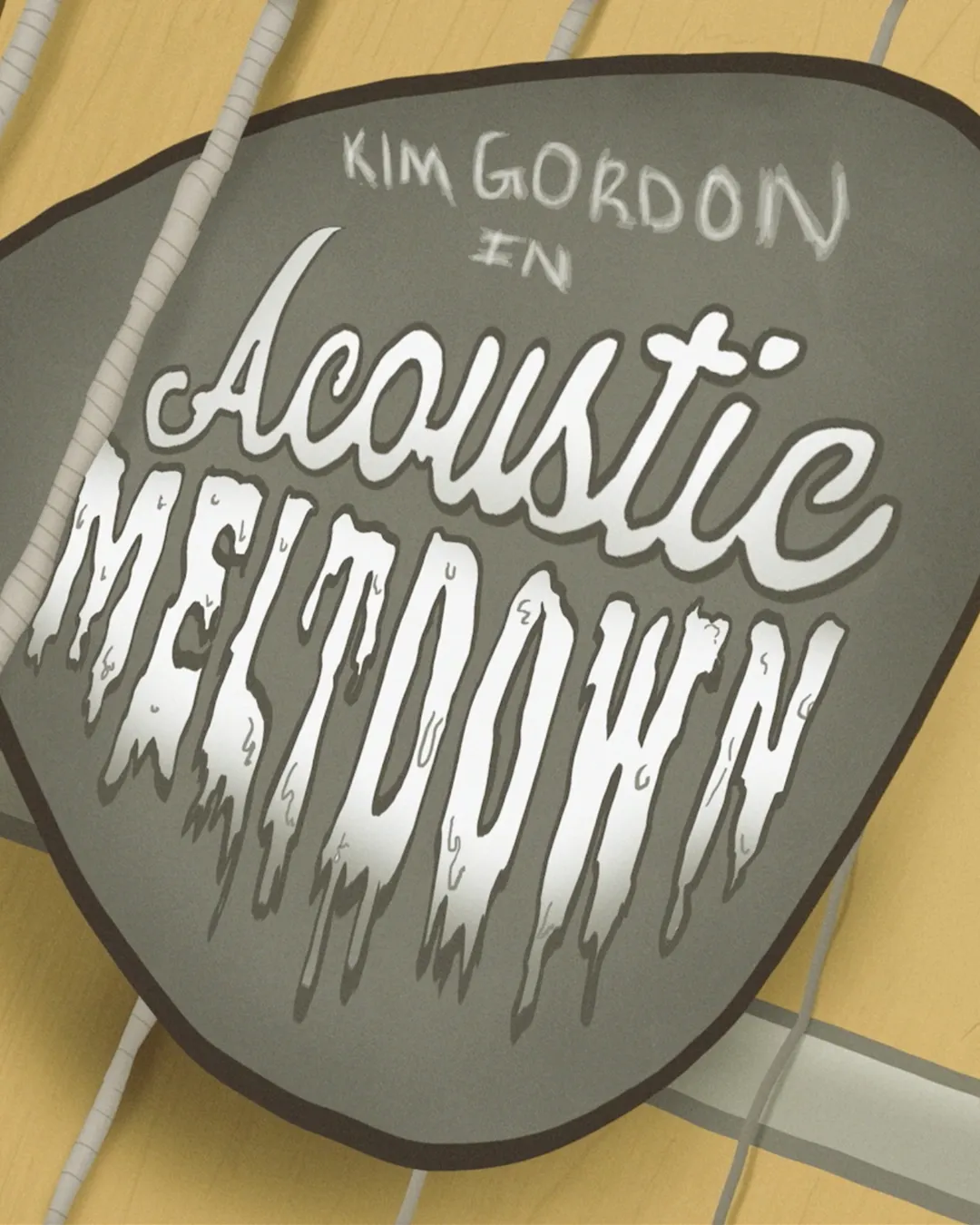 Kim Gordon in Acoustic Meltdown title card